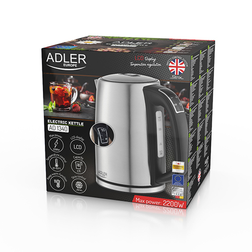 Kuhalo za vodu ADLER AD 1340 (1.7 L, 2200 W)-5