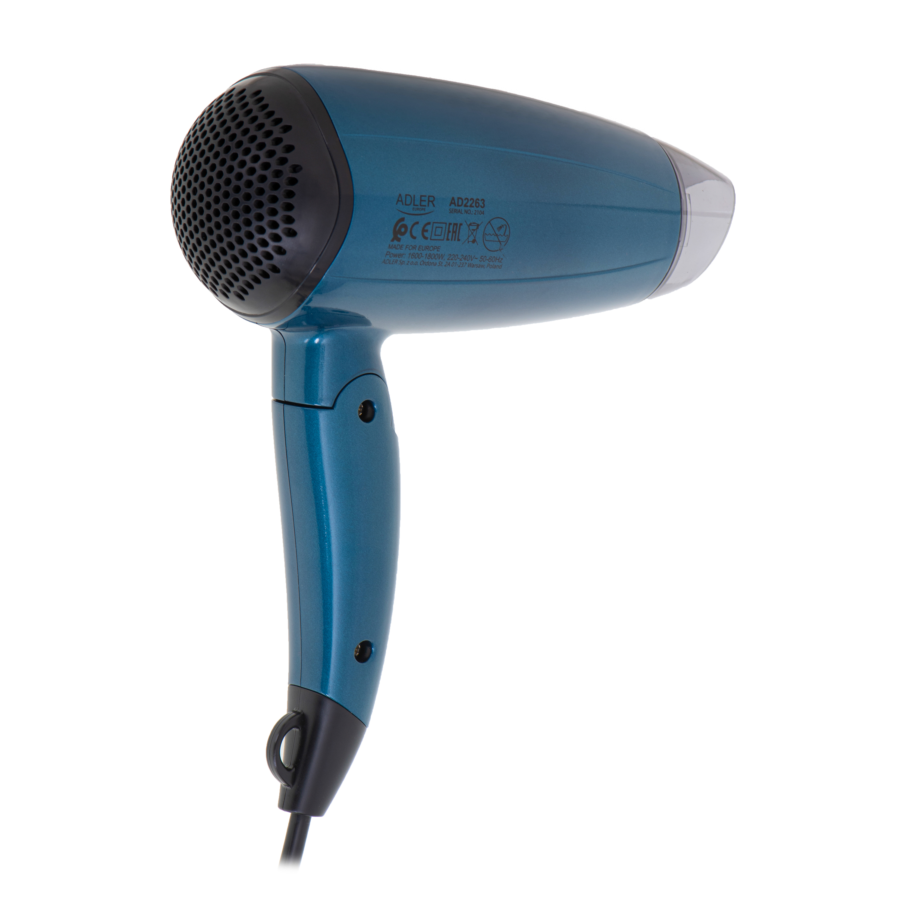 Sušilo za kosu ADLER AD 2263 (1800W, tamnoplava)-6