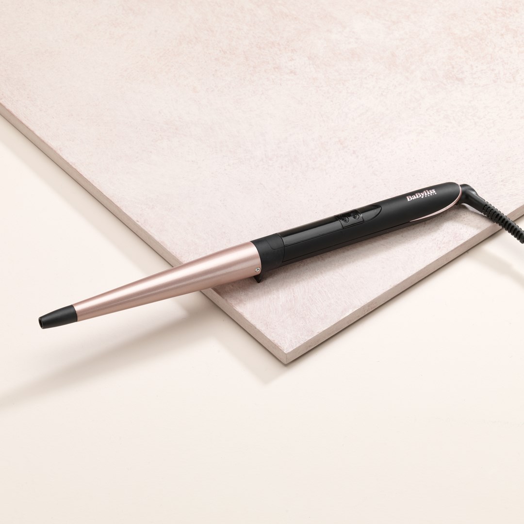 Uvijač za kosu BABYLISS Conical Wand (2.5 m) rozno-crni-1