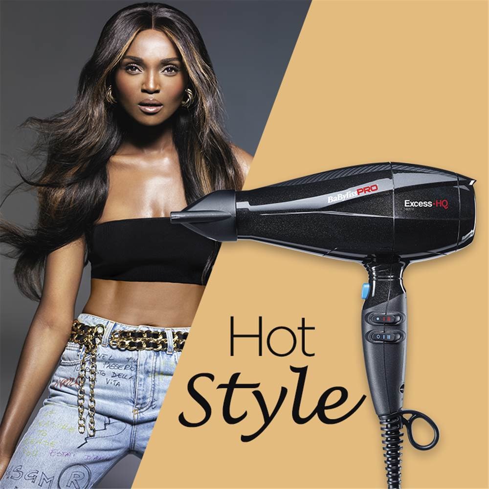 BaBylissPRO Excess-HQ hair dryer 2600 W Black-3