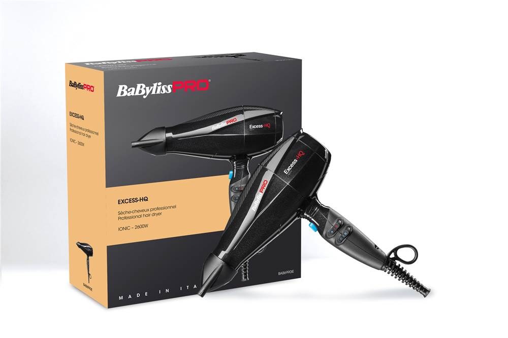 BaBylissPRO Excess-HQ hair dryer 2600 W Black-5