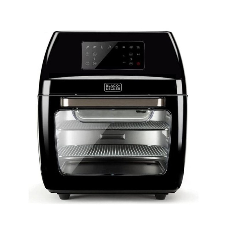 Friteza s pećnicom BLACK+DECKER BXAFO1200E (1700W, crna)-0