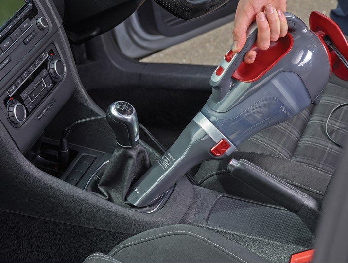 Ručni usisavač BLACK+DECKER ADV1200 (sivi, crveni, bez vrećice)-1