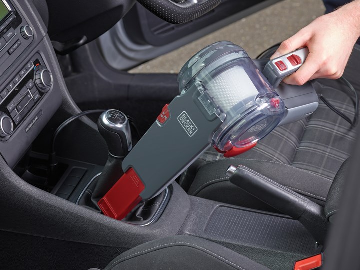 Ručni usisavač BLACK AND DECKER PV1200AV (prozirni) sivi, crveni-4
