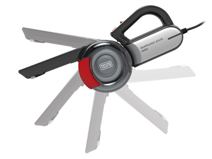 Ručni usisavač BLACK AND DECKER PV1200AV (prozirni) sivi, crveni-1