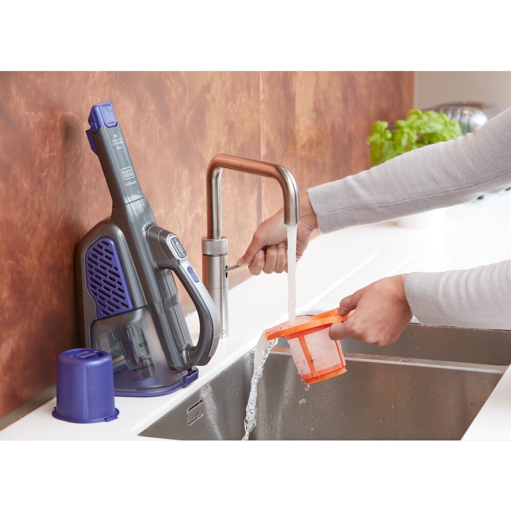 Ručni usisavač BLACK AND DECKER BHHV520BFP ručni usisavač Crni, Ljubičasti Bez vrećice-5