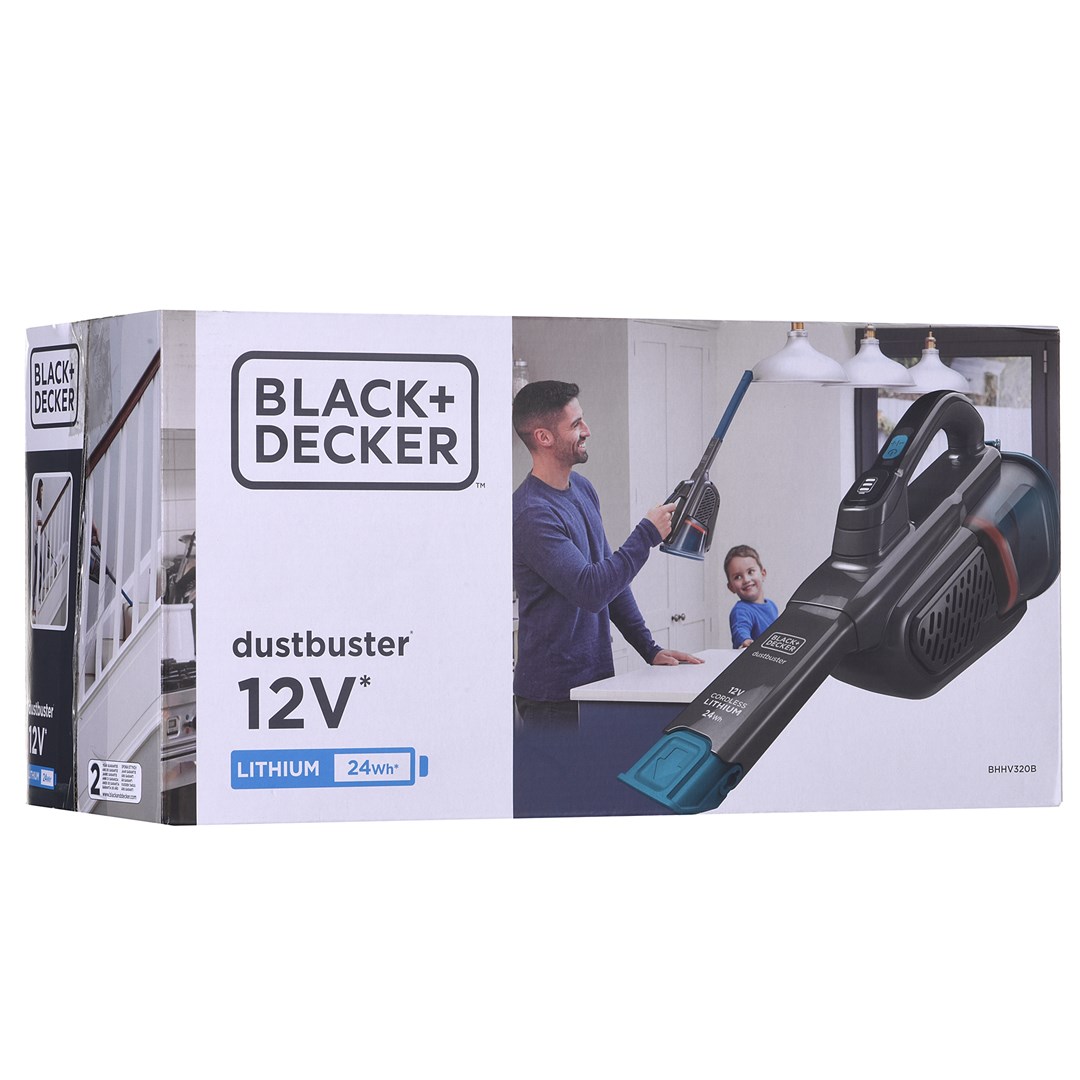 Ručni usisavač BLACK+DECKER BHHV320B-QW (12 V sivi)-11