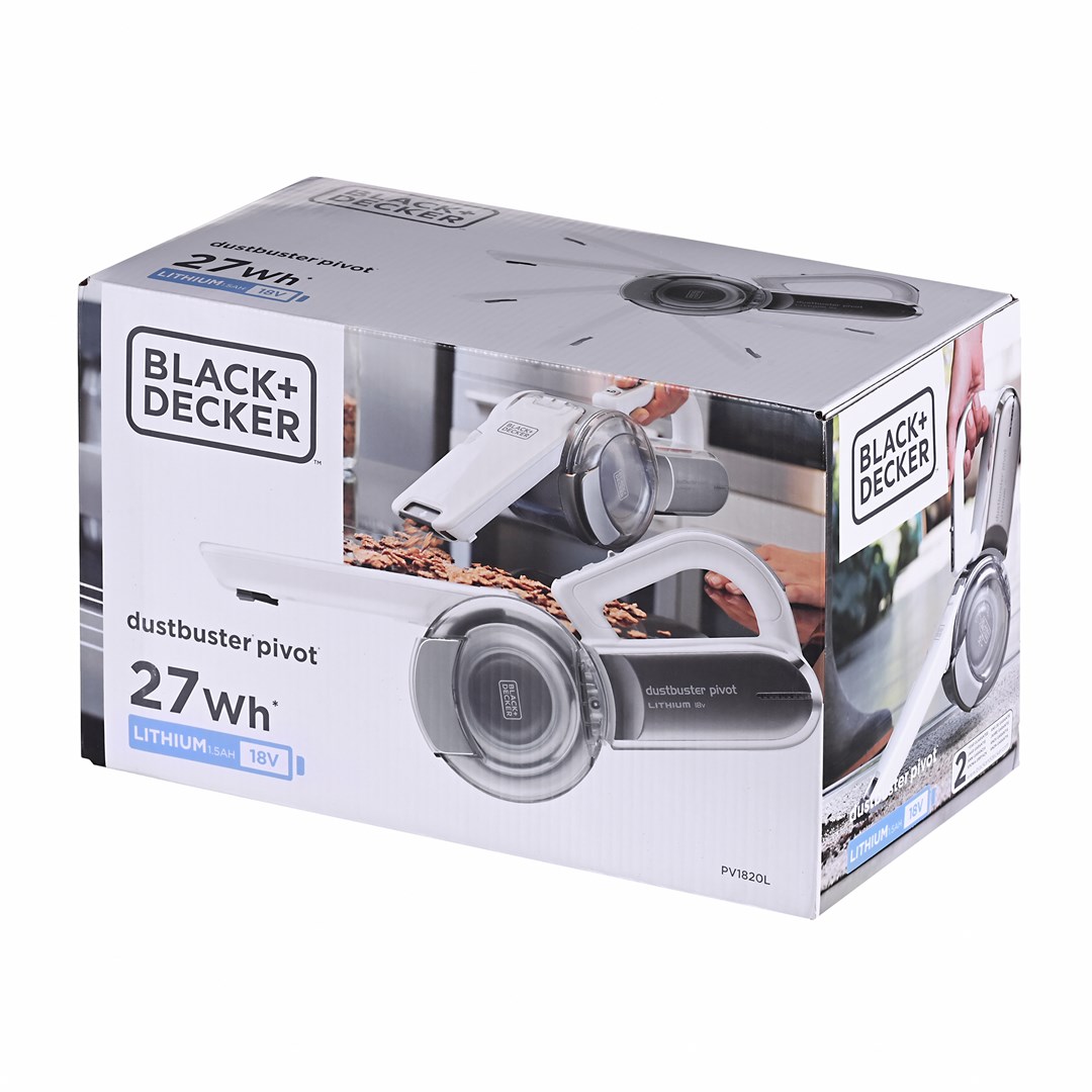 Ručni usisavač BLACK+DECKER PV1820L (bez vrećice, krom)-29