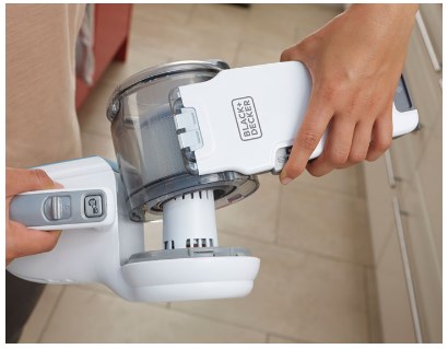 Ručni usisavač BLACK+DECKER PV1820L (bez vrećice, krom)-6