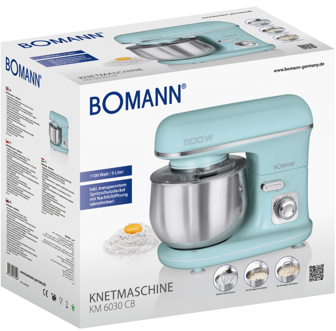 Multipraktik Bomann KM 6030 CB (1100 W, 5 L) mint-7
