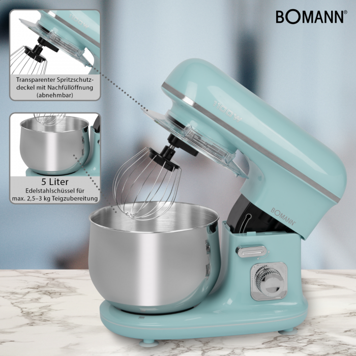 Multipraktik Bomann KM 6030 CB (1100 W, 5 L) mint-8