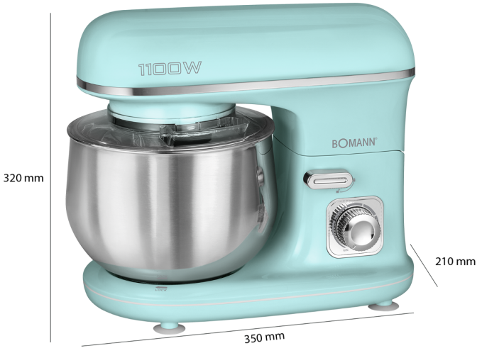 Multipraktik Bomann KM 6030 CB (1100 W, 5 L) mint-5