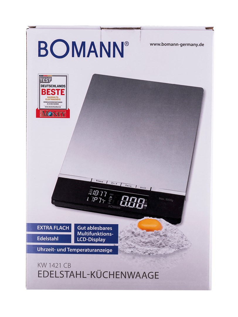 Kuhinjska vaga Bomann KW 1421 CB (elektronska crno-inox)-1