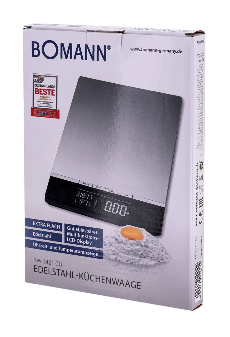 Kuhinjska vaga Bomann KW 1421 CB (elektronska crno-inox)-8