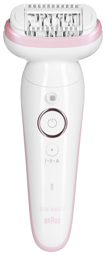 Epilator BRAUN Silk-épil 9 (bežični Wet & Dry, 40 pinceta, 2 brzine, MicroGrip tehnologija, bijelo-zlatni)-2