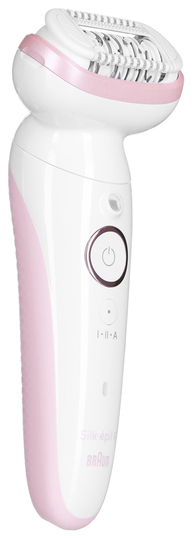 Epilator BRAUN Silk-épil 9 (bežični Wet & Dry, 40 pinceta, 2 brzine, MicroGrip tehnologija, bijelo-zlatni)-1
