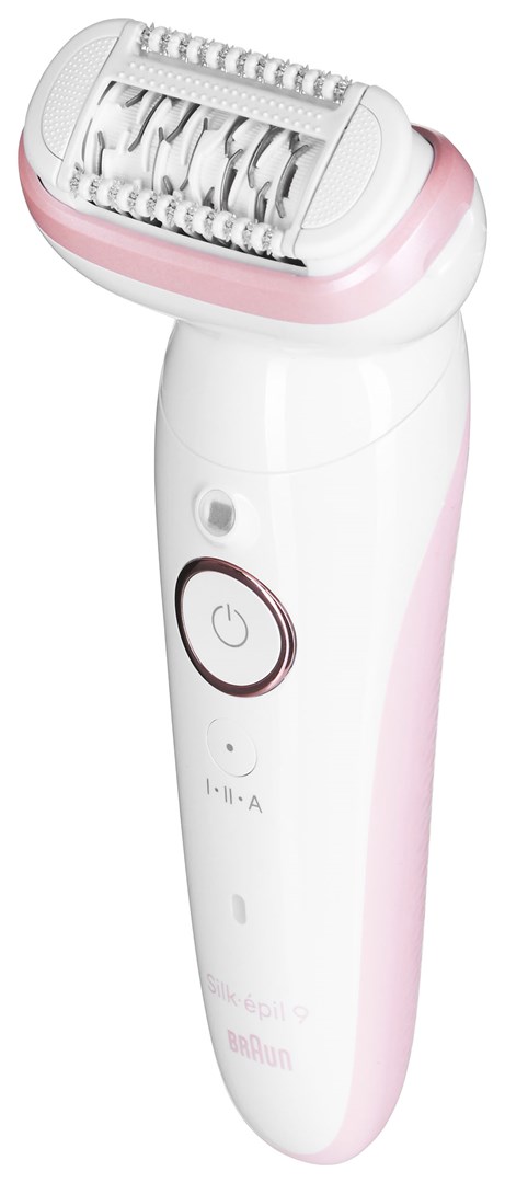 Epilator BRAUN Silk-épil 9 (bežični Wet & Dry, 40 pinceta, 2 brzine, MicroGrip tehnologija, bijelo-zlatni)-3