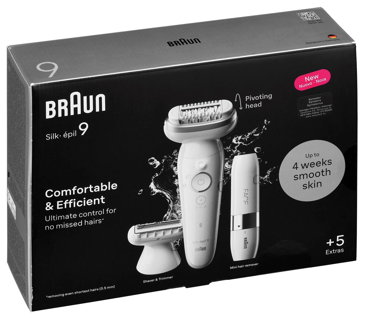 Epilator BRAUN Silk-épil 9 9-341 (bijela, 40 pinceta)-18