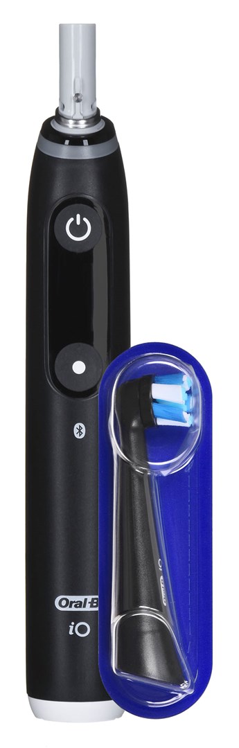 Električna četkica za zube BRAUN Oral-B iO 6N BLACK ONYX (3 načina čišćenja, senzor pritiska, rotirajuće-oscilirajuća, plava)-1