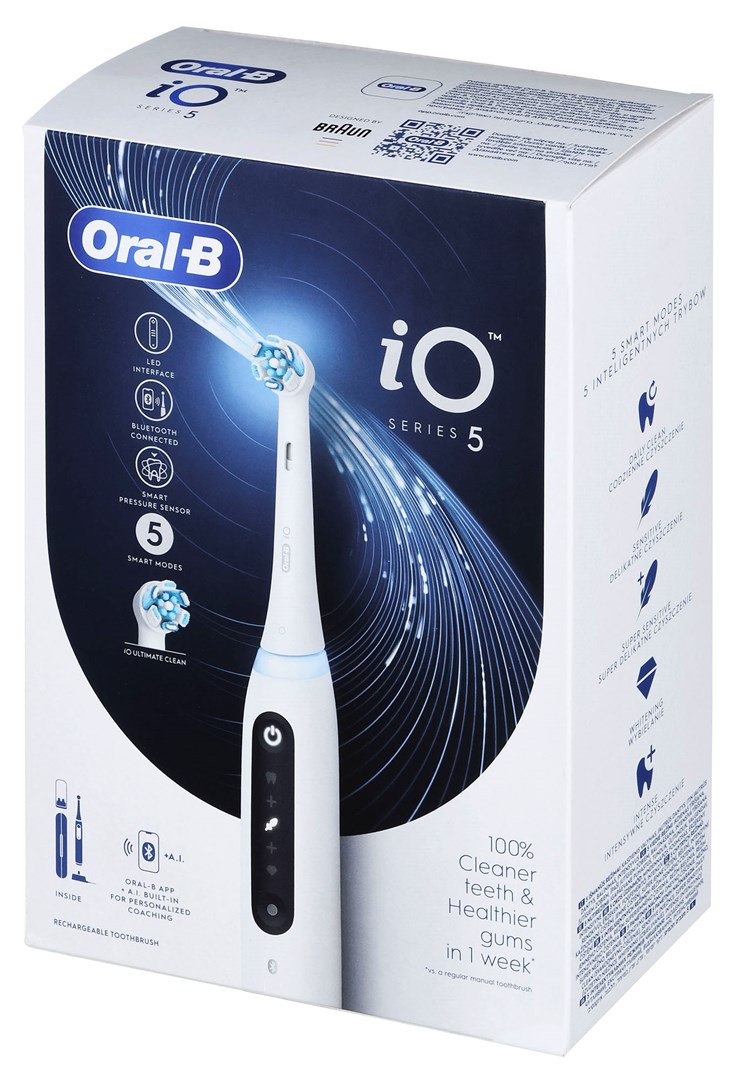 Braun Oral-B Szczoteczka elektryczn iO5 Quite White-10