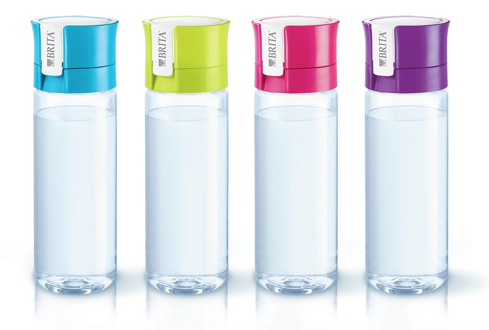 Boca za filtriranje vode Brita Fill&Go (0.6 L, roza) + 4 filtera-3