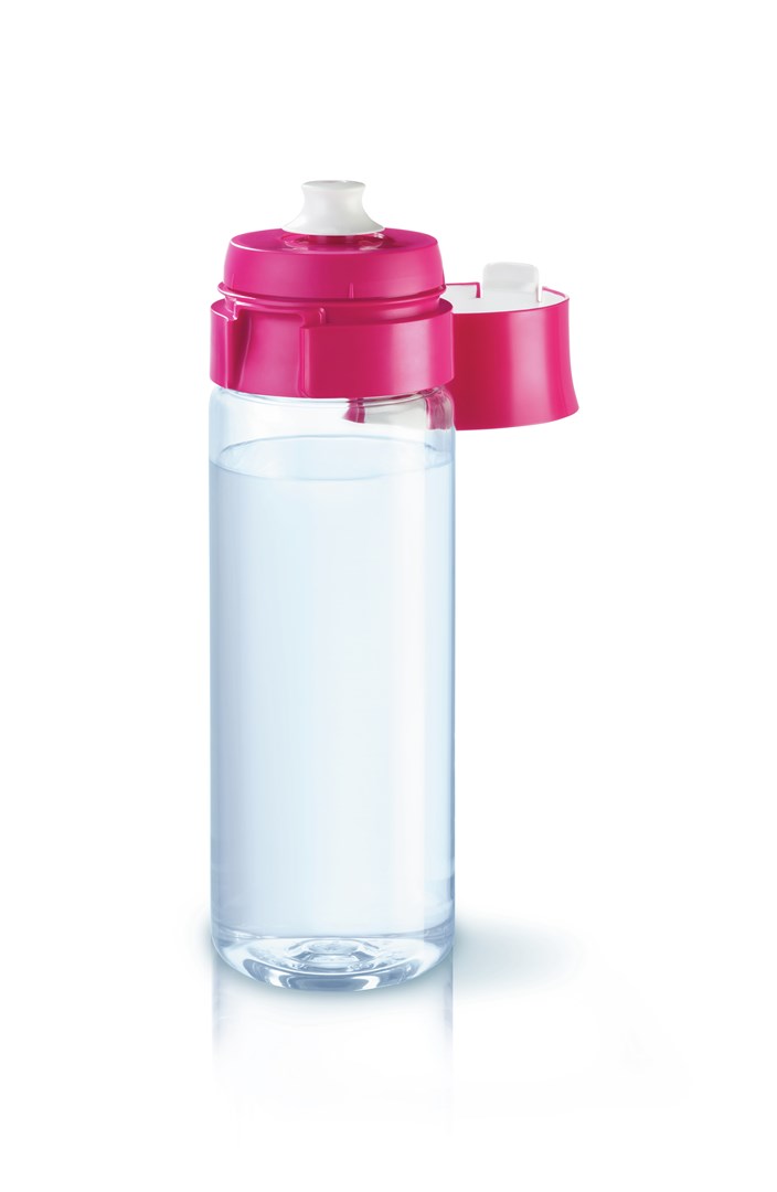 Boca za filtriranje vode Brita Fill&Go (0.6 L, roza) + 4 filtera-1
