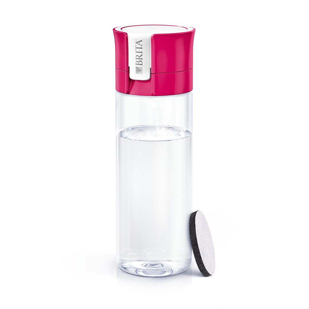 Boca za filtriranje vode Brita Fill&Go (0.6 L, roza) + 4 filtera-4