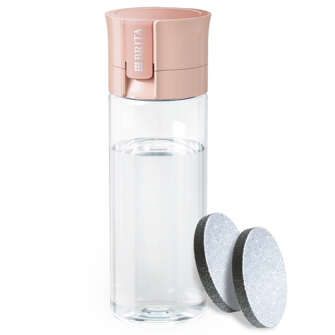 Brita Vital peach 2-disc filter bottle-5