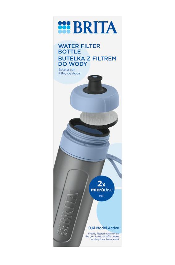 Brita Active blue 2-disc filter bottle-11