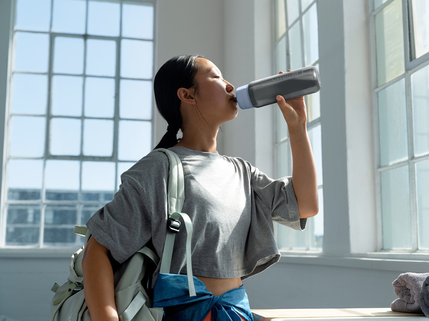 Brita Active blue 2-disc filter bottle-8