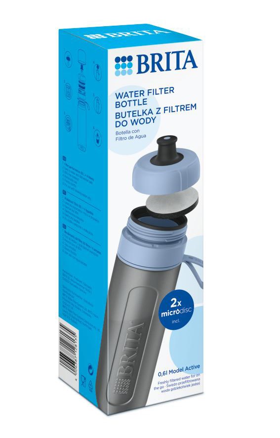 Brita Active blue 2-disc filter bottle-13