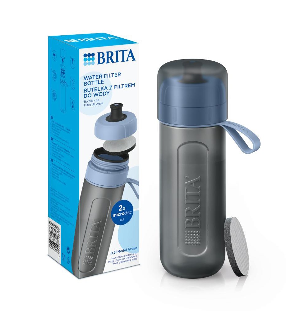 Brita Active blue 2-disc filter bottle-12