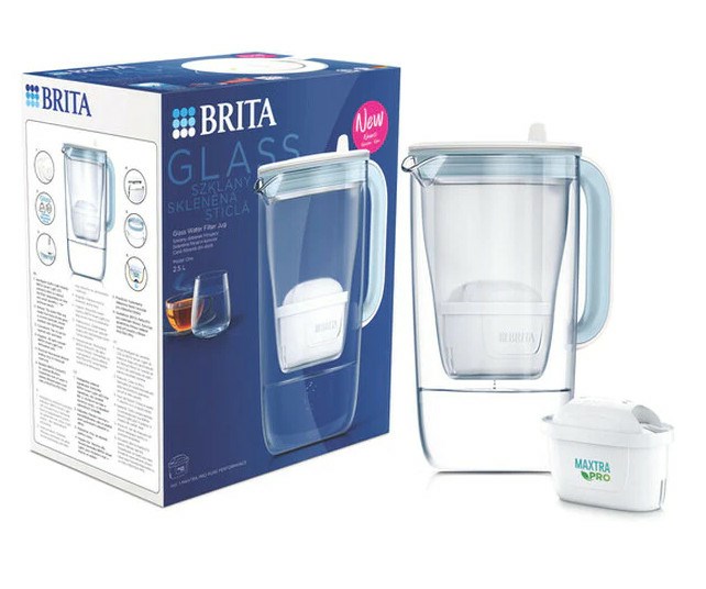 Brita 1050452 water filter Countertop water filter 2.5 L Blue, White-0