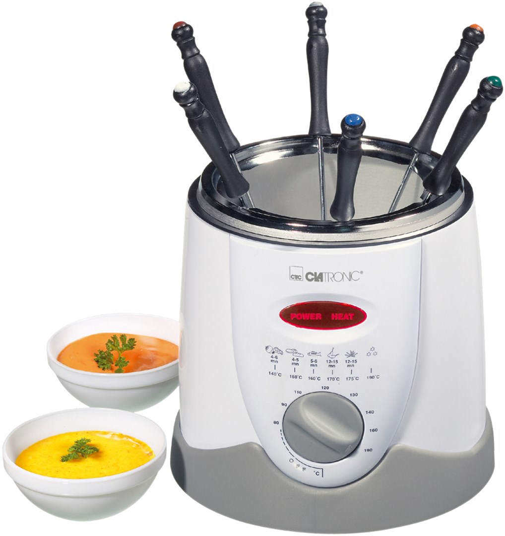 Friteza CLATRONIC FFR 2916 (1 L, samostojeća, 900 W) siva bijela-0