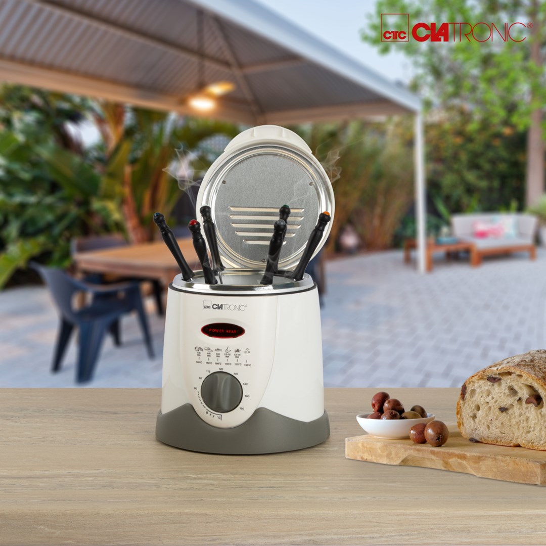 Friteza CLATRONIC FFR 2916 (1 L, samostojeća, 900 W) siva bijela-7