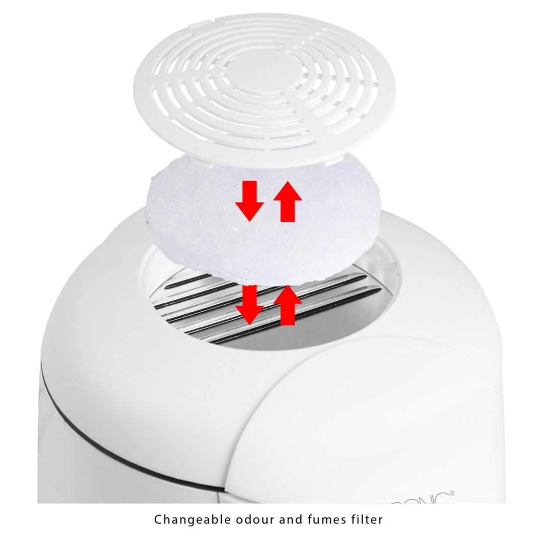 Friteza CLATRONIC FFR 2916 (1 L, samostojeća, 900 W) siva bijela-3