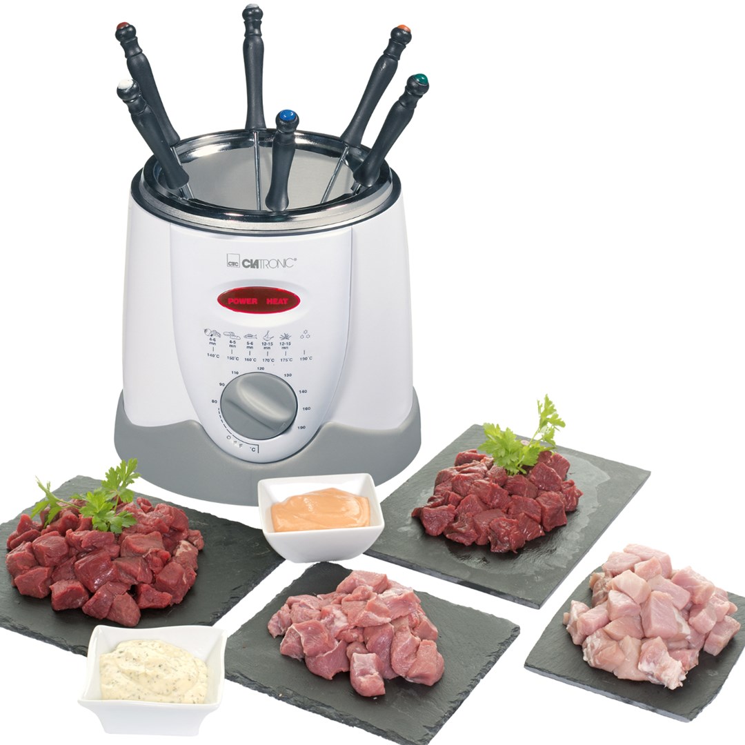 Friteza CLATRONIC FFR 2916 (1 L, samostojeća, 900 W) siva bijela-2