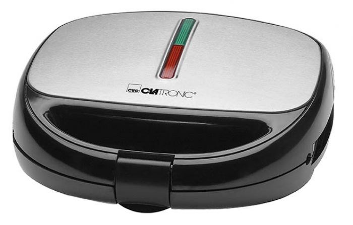 Aparat za sendviče i vafle CLATRONIC ST/WA 3670 (800 W) crni, nehrđajući čelik-4