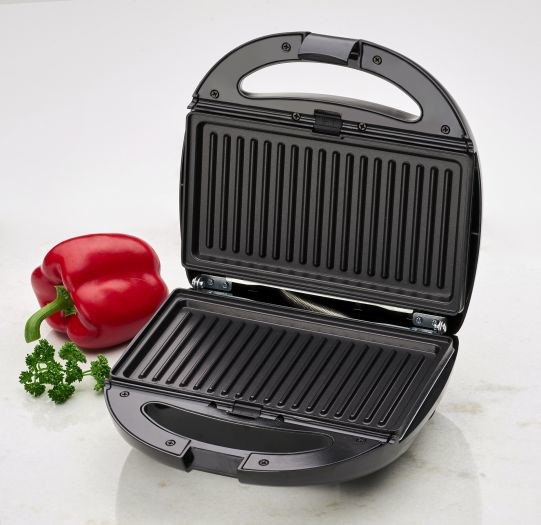 Aparat za sendviče i vafle CLATRONIC ST/WA 3670 (800 W) crni, nehrđajući čelik-2
