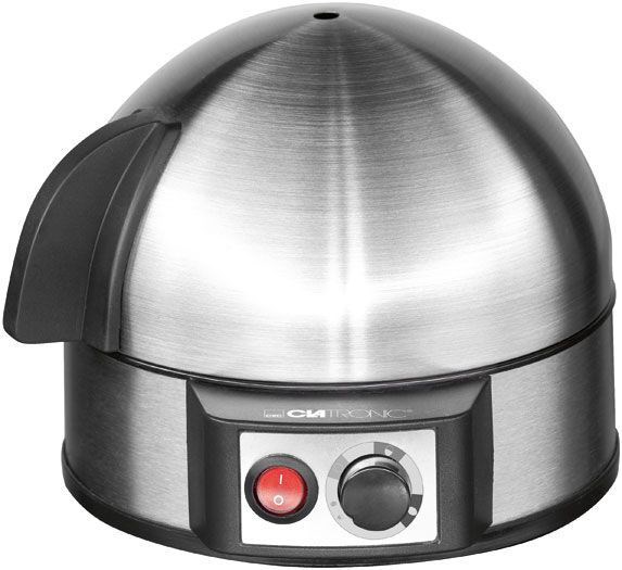 Aparat za kuhana jaja CLATRONIC EK 3321 (7 jaja, 400 W) crni, nehrđajući čelik-0