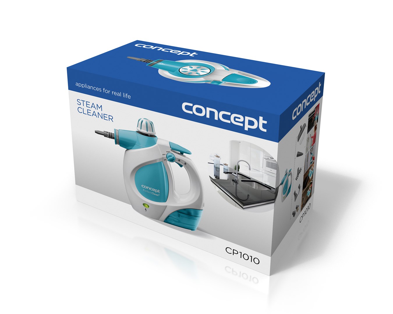 Prijenosni parni čistač CONCEPT cp1010 (0.4 L, 1200 W)-7