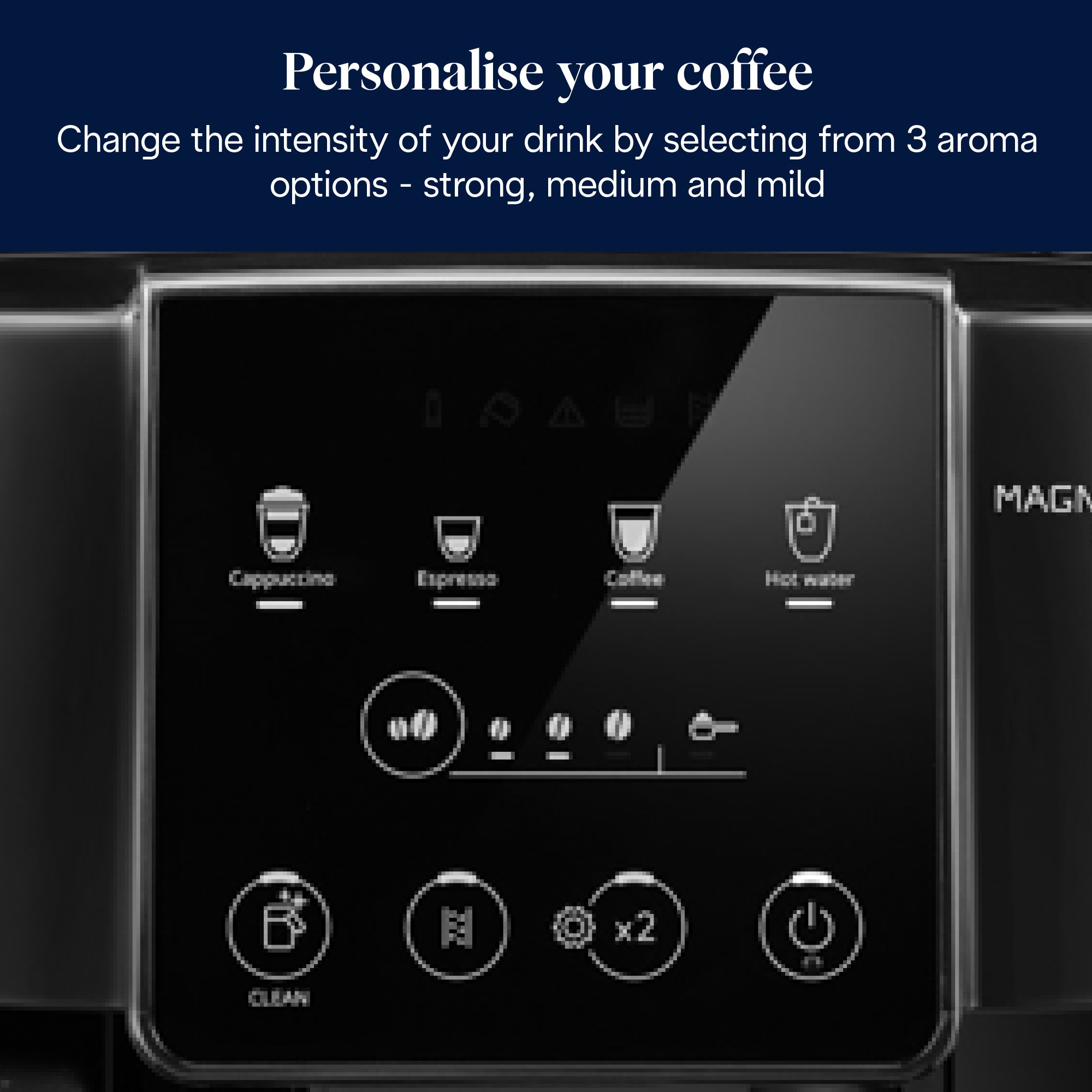 Aparat za kavu DE’LONGHI Magnifica Start ECAM 220.60.B (1,8 l, 15 bar, automatski, crni)-4