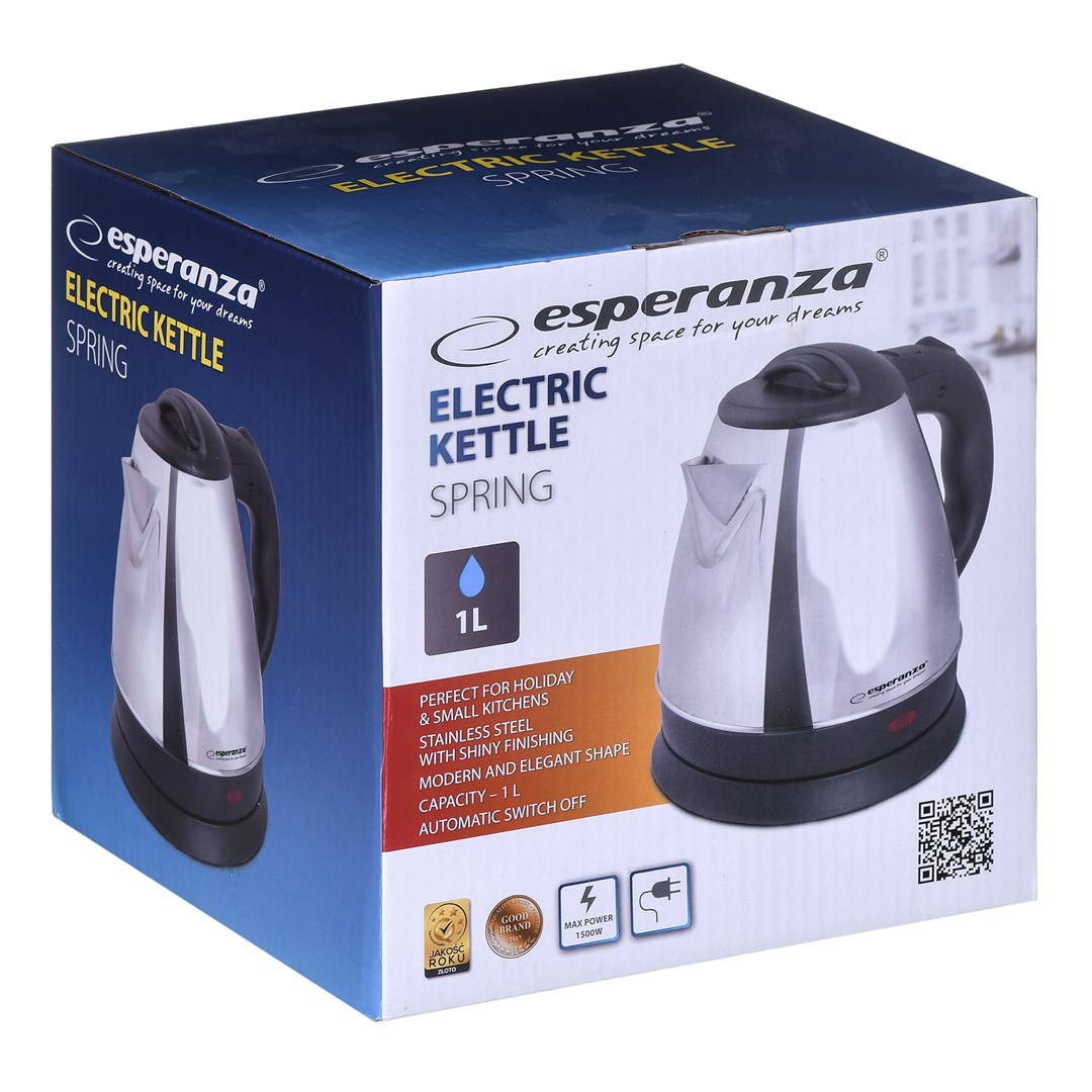 Električno kuhalo ESPERANZA EKK116S (1 L, 1350 W) srebrna-5