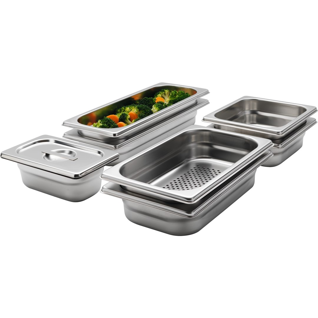 Posuda za kuhanje ELECTROLUX PKKS8 (čelična, pravokutna, visina 75 mm, dubina 340 mm, širina 400 mm)