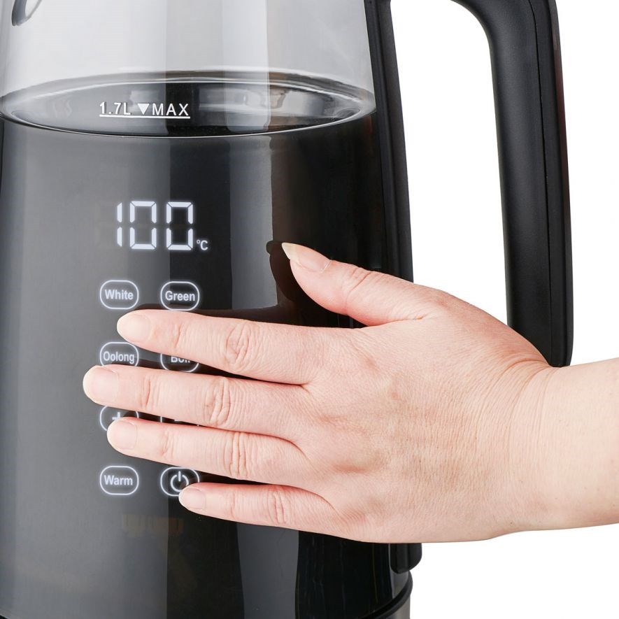 Kuhalo za vodu ELDOM Nevo C510C (1.7 L, 2200 W, kontrola temperature) crna boja-17