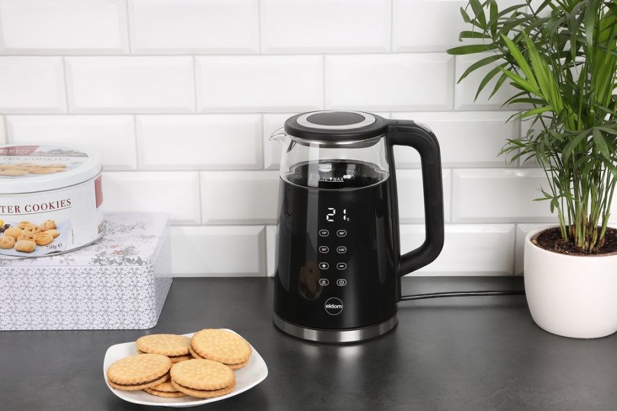 Kuhalo za vodu ELDOM Nevo C510C (1.7 L, 2200 W, kontrola temperature) crna boja-4