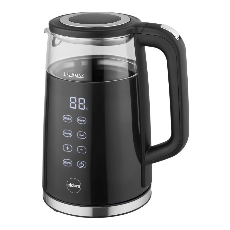 Kuhalo za vodu ELDOM Nevo C510C (1.7 L, 2200 W, kontrola temperature) crna boja-15