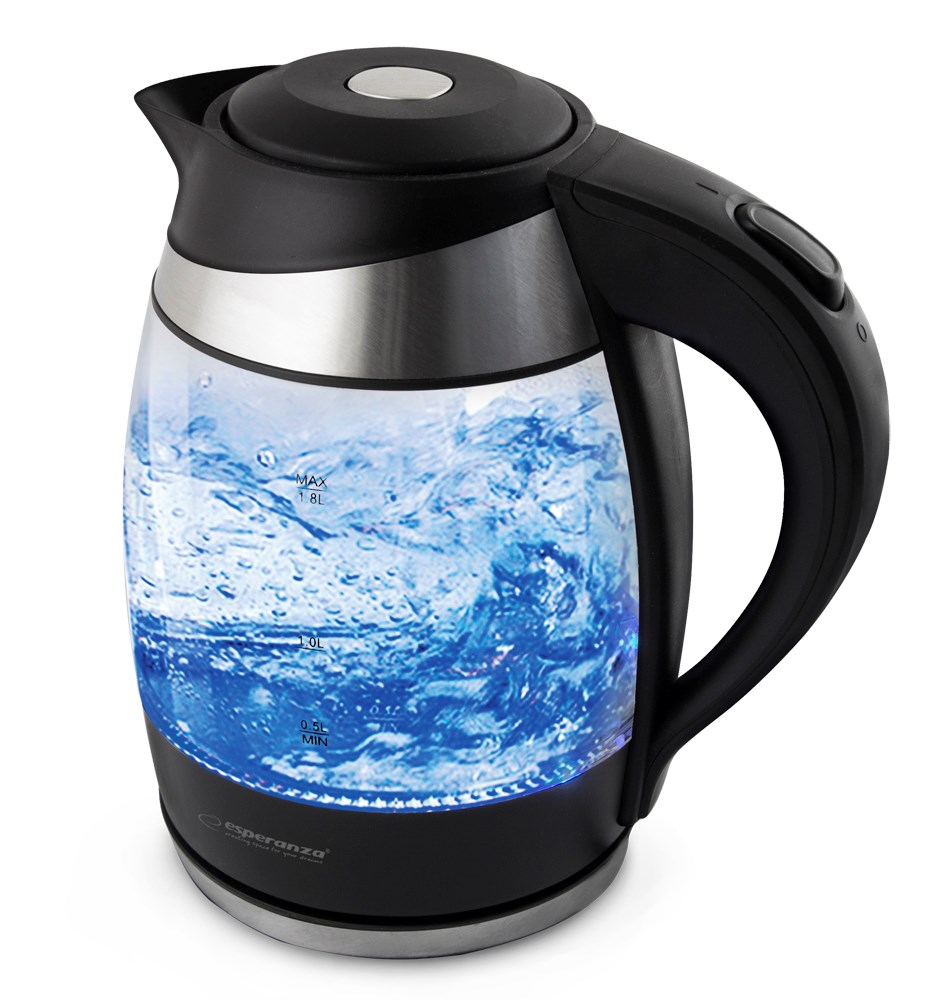 Esperanza EKK009 electric kettle 1.8 L crna, Multicolor 2200 W-0