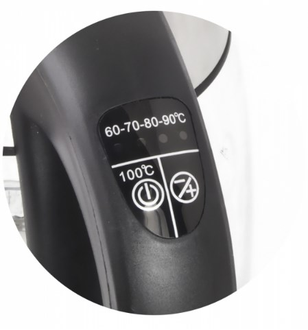 Električno kuhalo ESPERANZA EKK026 (1.7 L, 2200 W) crno-prozirno-3
