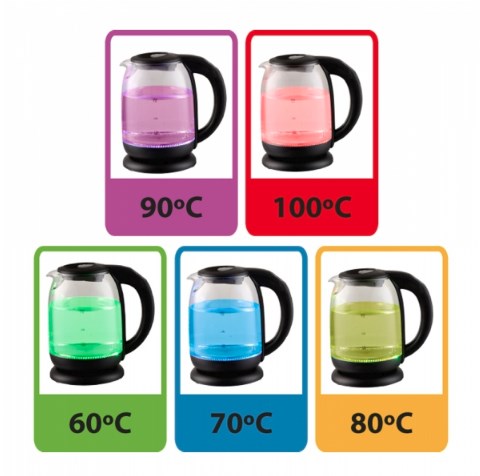 Električni čajnik ESPERANZA EKK027 (1.7 L, 2200 W) crna-4
